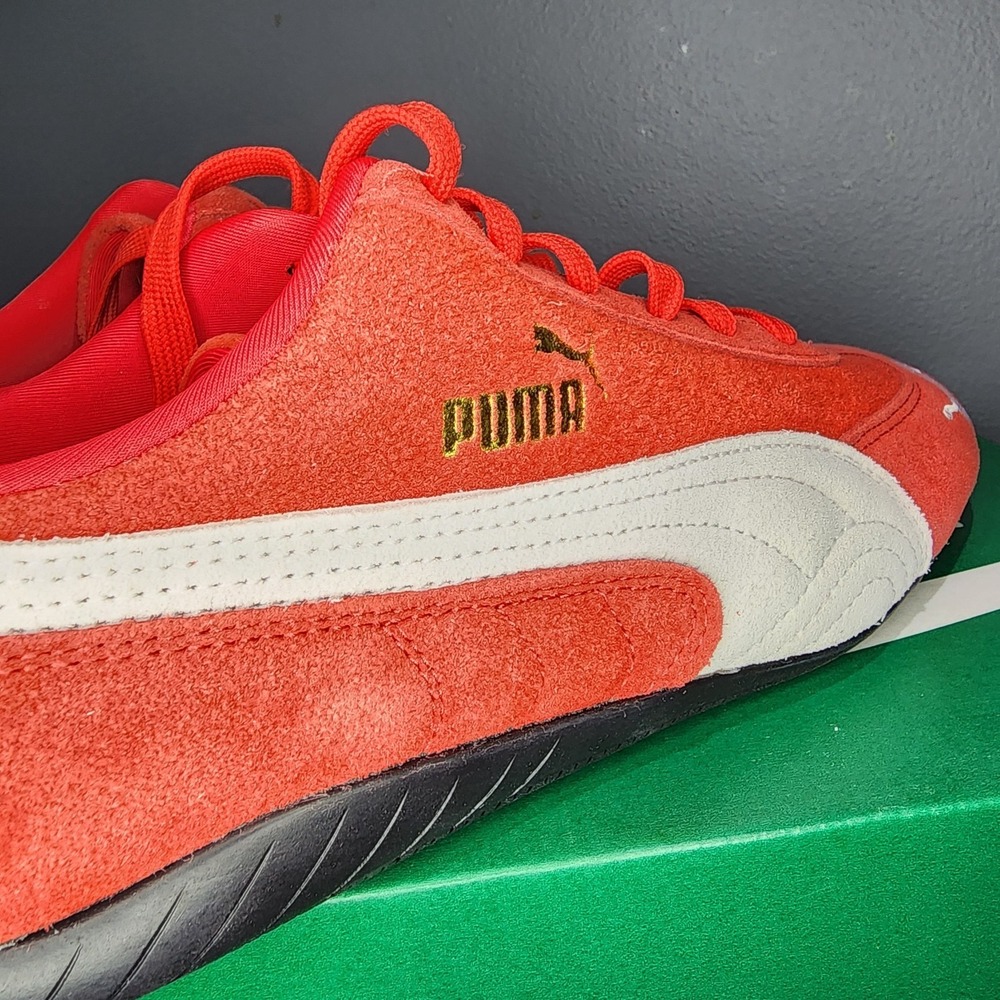 New Mens US 8.5 EUR 41 / UK 7.5 / Puma Speedcat OG Red White 398846-02 Suede F1 - Picture 6 of 12